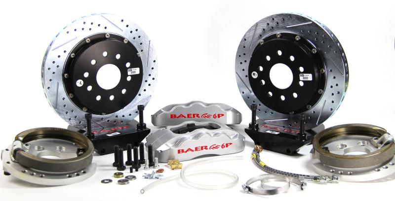 Baer Brakes 94-96 Chevy Impala SS 14in Pro+ Rear Brake Kit - Silver - 4302487S