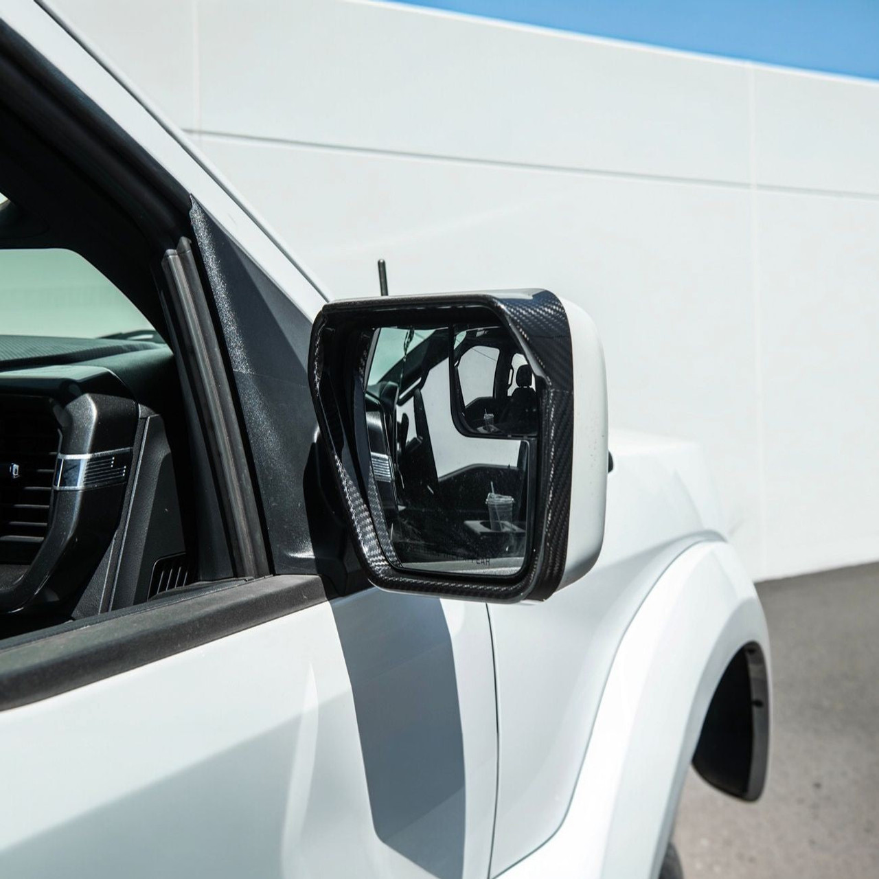 EOS Carbon Fiber Side Mirror Frames - 2021+ Ford F150 / Raptor