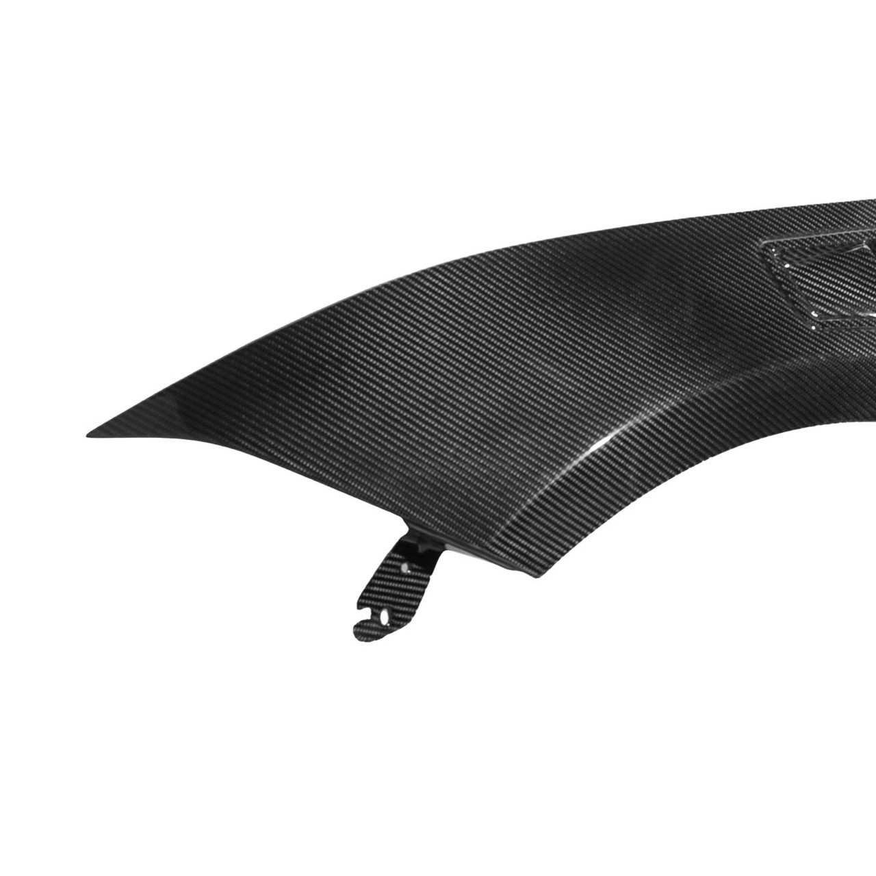 EOS Carbon Fiber Vented Fenders GT500 Style - 18-23 Ford Mustang (FENDER-1379-BKCF)