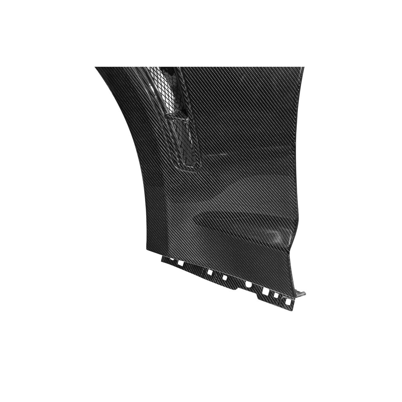 EOS Carbon Fiber Vented Fenders GT500 Style - 18-23 Ford Mustang (FENDER-1379-BKCF)