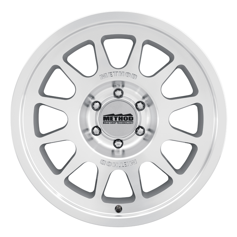 Method MR703 Bead Grip 20x9 -12mm Offset 5x5 71.5mm CB - Machined Clear Coat - MR70329050312N Photo - Primary