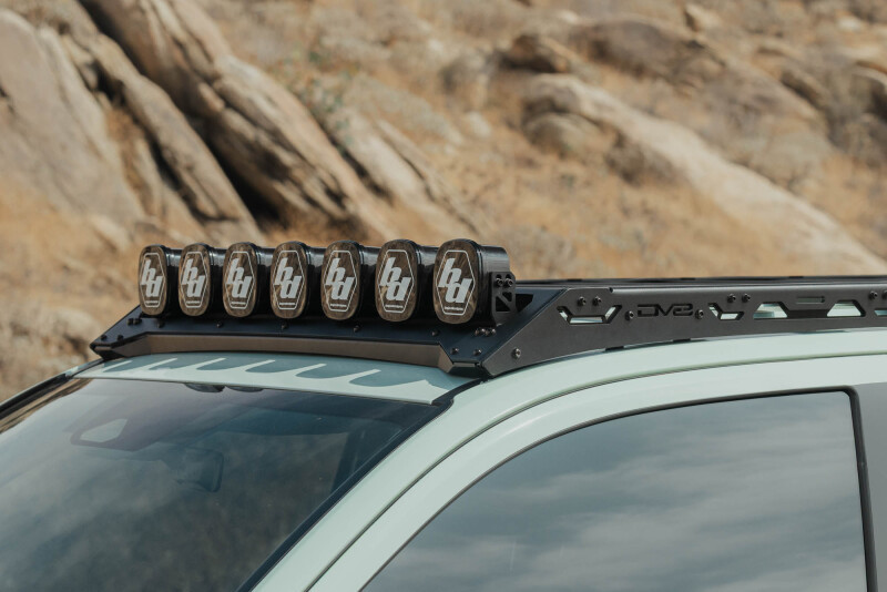 DV8 Baja Designs Linkable Lightbar Mount for DV8 Roof Rack Light Option - RRLB-01L Photo - Close Up
