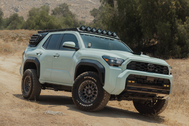 DV8 25-26 Toyota 4Runner Exterior Window Molles (Use w/ PN dveRRTF3-02) - Driver & Passenger - RRTF3-02EM Photo - Close Up
