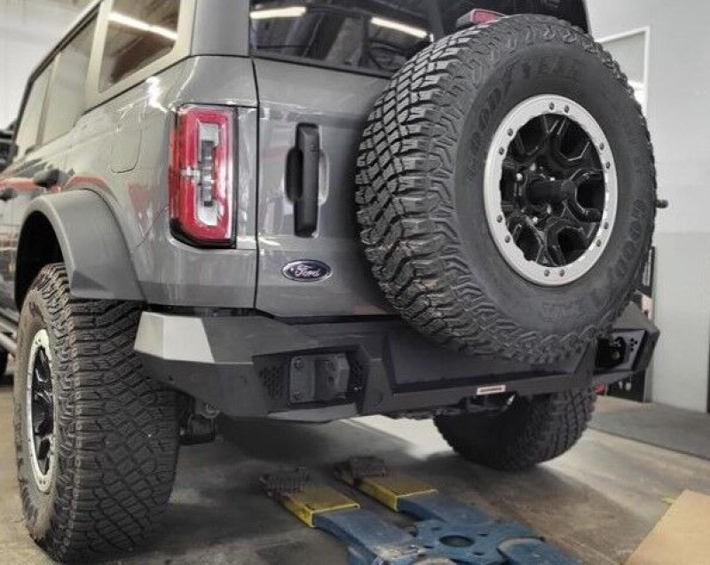 Go Rhino 21-26 Ford Bronco Trailline Rear Full Width Bumper - 271400T Photo - Mounted