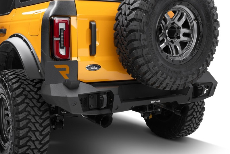 Go Rhino 21-26 Ford Bronco Trailline Rear Full Width Bumper - 271400T Photo - Mounted
