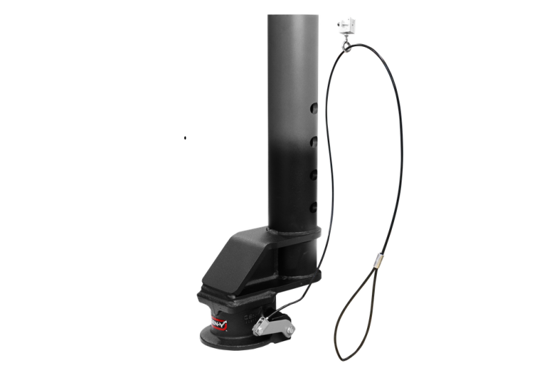 Gen-Y Viking 4in Round/6in Offset SnapLatch 2-5/16in Coupler / 6K TW 25K w/Pull Cable- Texture Blk - GH-7103 User 1