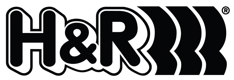 H&R Trak+ 22mm DRA Spacer Bolt Pattern 5/112 57.1mm CB Bolt Thread 14x1.5 - Black - 4455571SW Logo Image