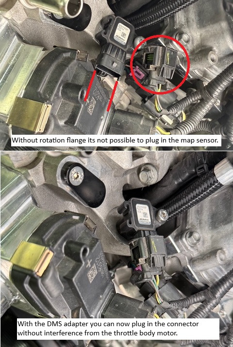 DMS LT4 Throttle MAP Sensor Rotation Flange for 103mm TB - LT4 (76108000143)