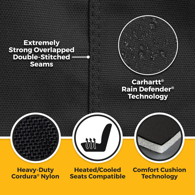 Covercraft 23-26 Toyota Corolla Carhartt Super Dux PrecisionFit Custom Second Row Seat Covers - GTT4529COBK Photo - out of package