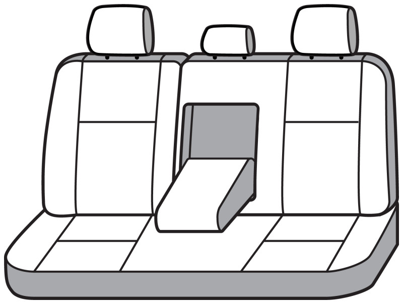 Covercraft 21-26 Hyundai Sonata Endura Waterproof SeatSaver Custom Second Row Seat Covers - SS8585WFGY Photo - out of package