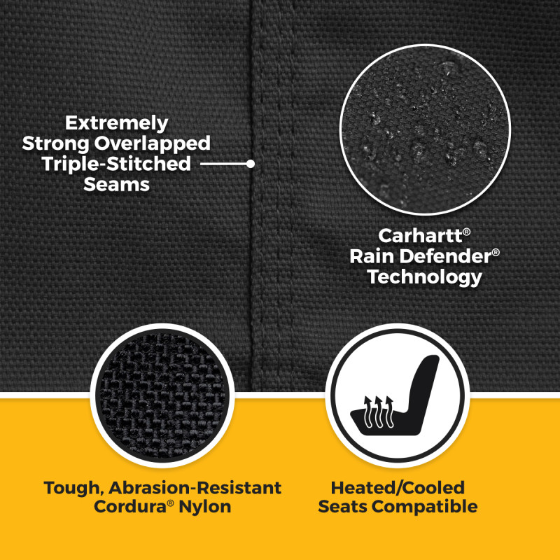 Covercraft 07-09 Dodge Nitro Carhartt Super Dux SeatSaver Custom Front Row Seat Covers - SSC2408COBK Photo - out of package