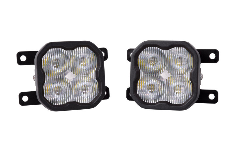 Diode Dynamics 09-26 Dodge Ram 1500/Subaru/ Ford Bronco/Focus/Ranger SS3 LED Fog Light Kit - DD8934 Photo - Primary