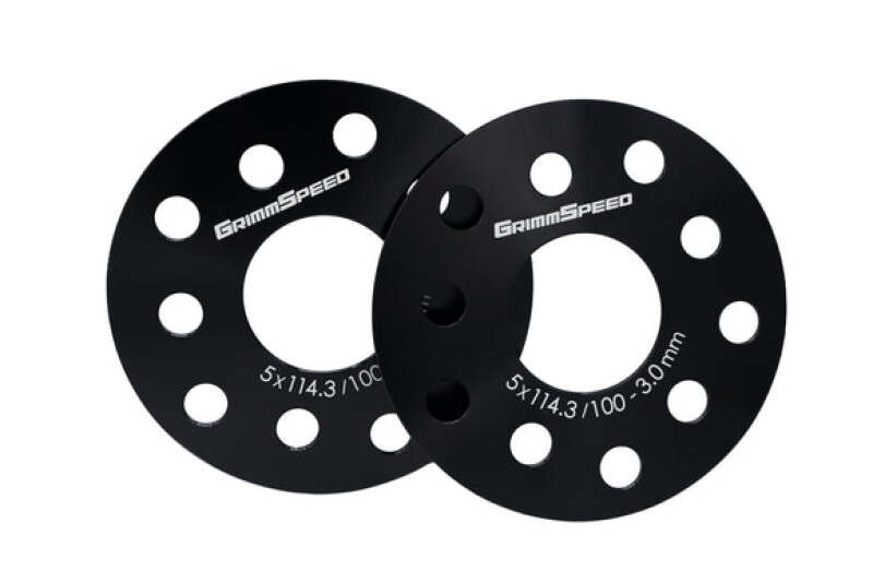 GrimmSpeed 5x100 and 5x114.3 3mm Wheel Spacer (Pair) - GRM.1189.1.0 User 1