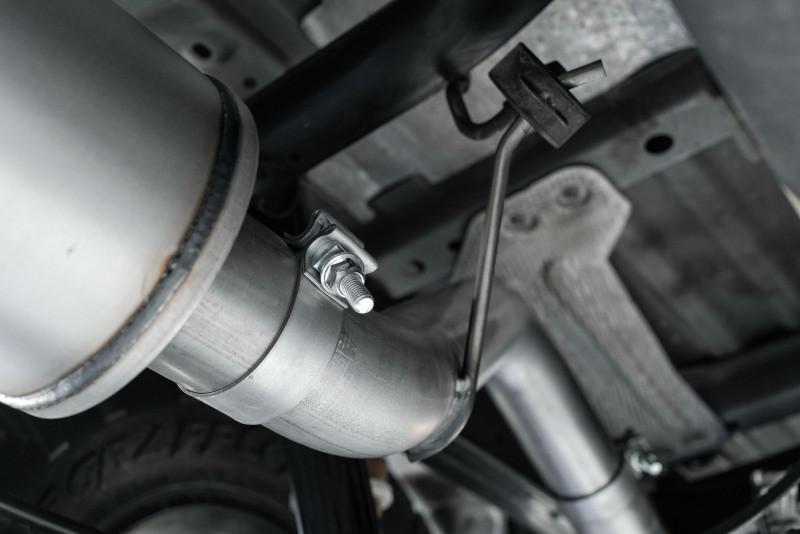 MBRP 2011-2014 Ford F150 V6 EcoBoost 3in Cat Back Single Side P Series Exhaust - S5227P Photo - Close Up