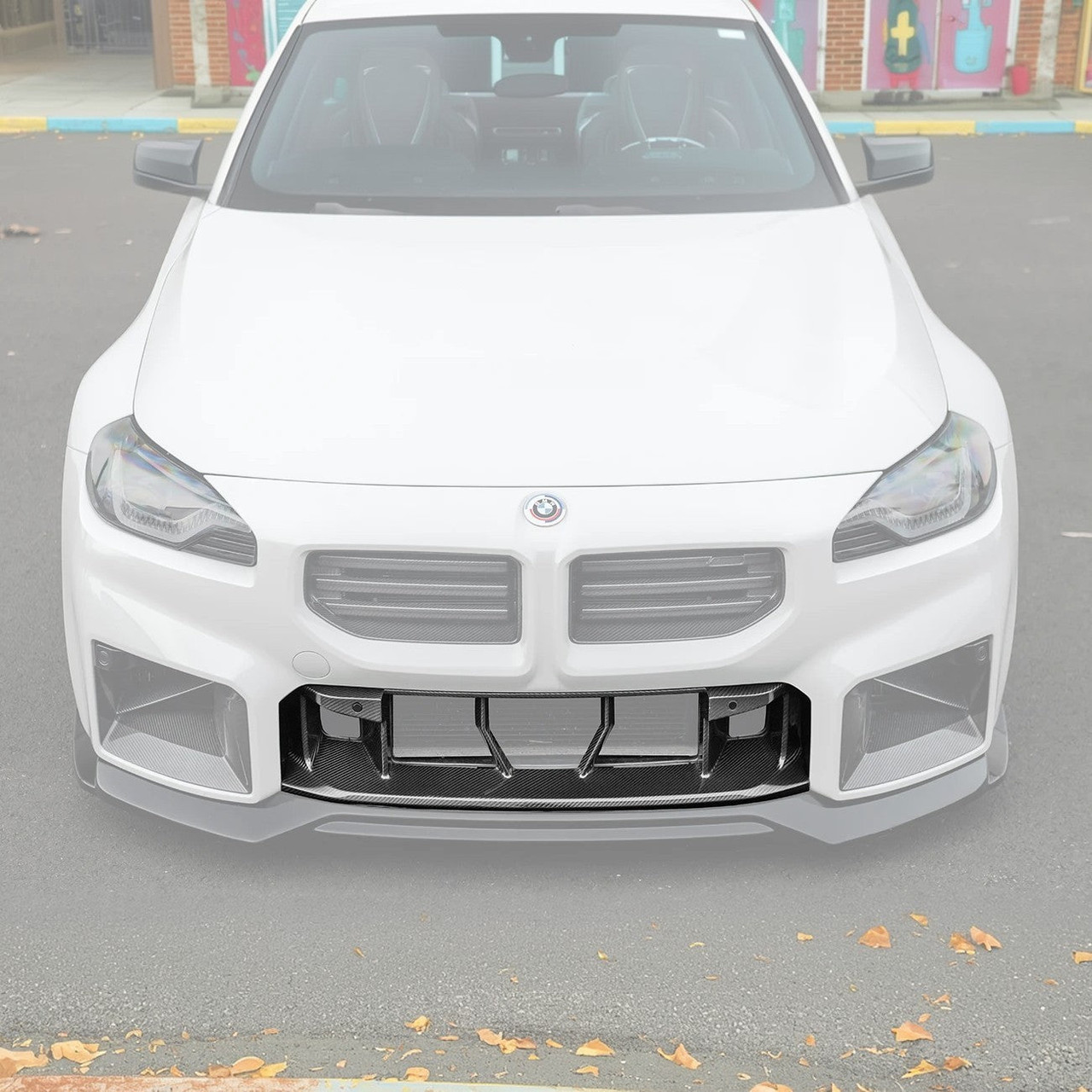 EOS Carbon Fiber Front Lower Grille - 2023+ BMW M2 G87 (GRILL-991-BKCF)