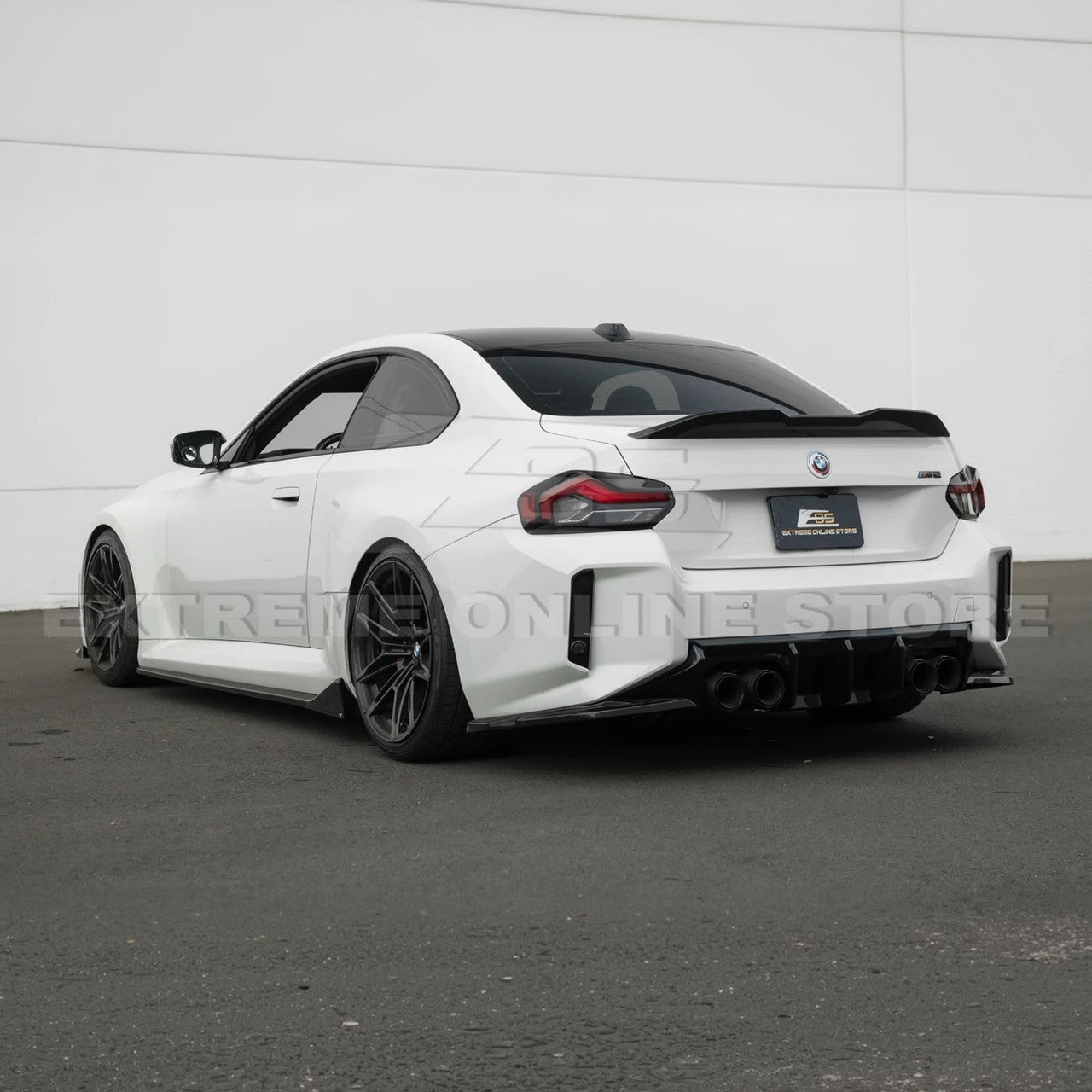 EOS Carbon Fiber Rear Spoiler Lip - 2023+ BMW M2 G87 (SPOILER-897-BKCF)