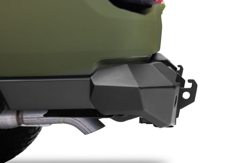 Go Rhino 20-26 Jeep Gladiator JT Crew Cab Trailline Rear Full Width Bumper - Tex. Blk - 275120T Photo - Mounted