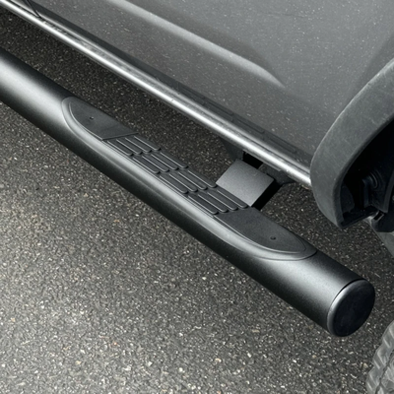 Go Rhino 21-26 Ford Bronco (4dr) 4000 Series SideSteps - Cab Length - Tex. Blk - 4129T Photo - Close Up