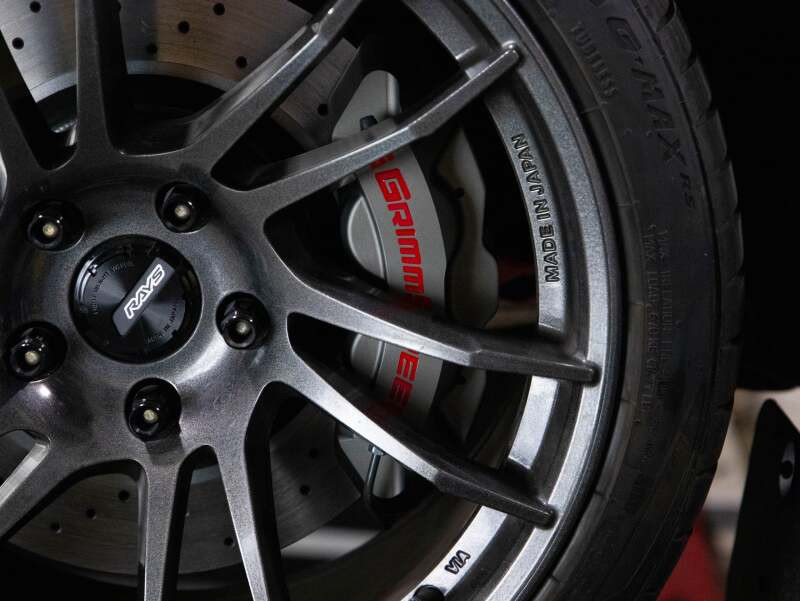 GrimmSpeed 13-25 Subaru BRZ/Toyota 86 Grey 4-Piston Brake Caliper Kit (For 326mm Rotor) - GRM.1171.1.GRY Photo - Close Up