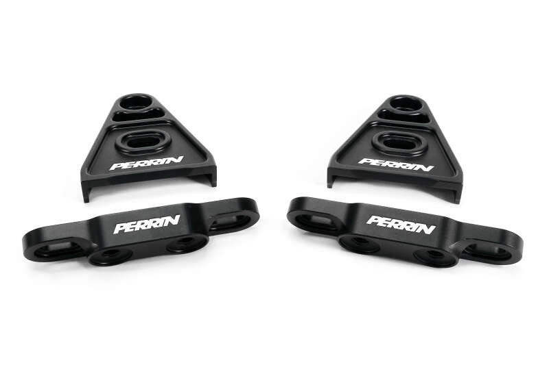 PERRIN 15+ Subaru WRX/STI High-Lift Hood Brackets (Black) - PSP-BDY-011BK User 1