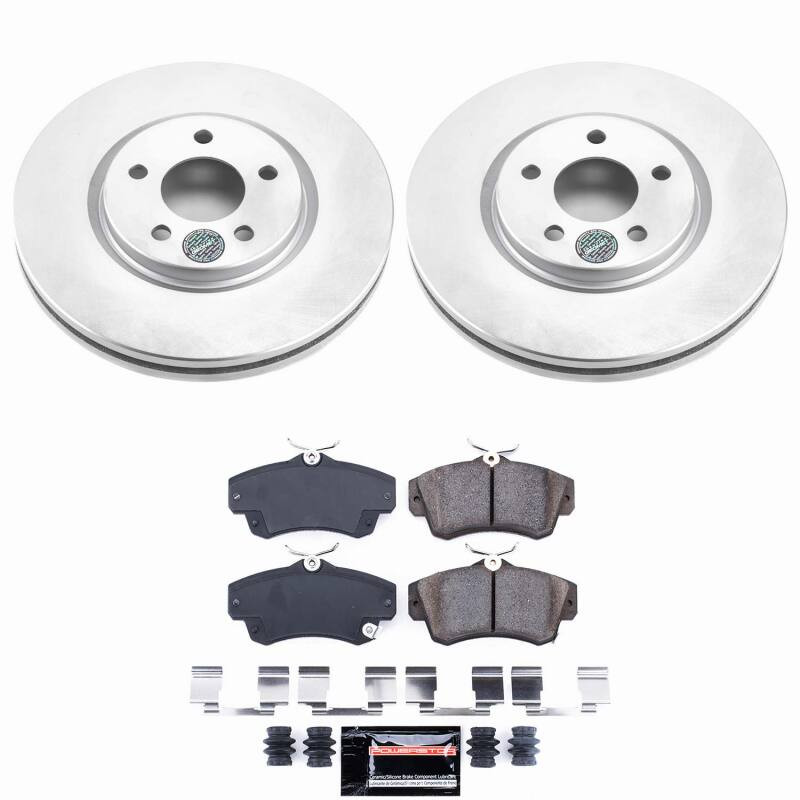 Power Stop 03-09 Chrysler PT Cruiser Front Z23 Coated Brake Kit - CPK1706-23 Photo - Primary
