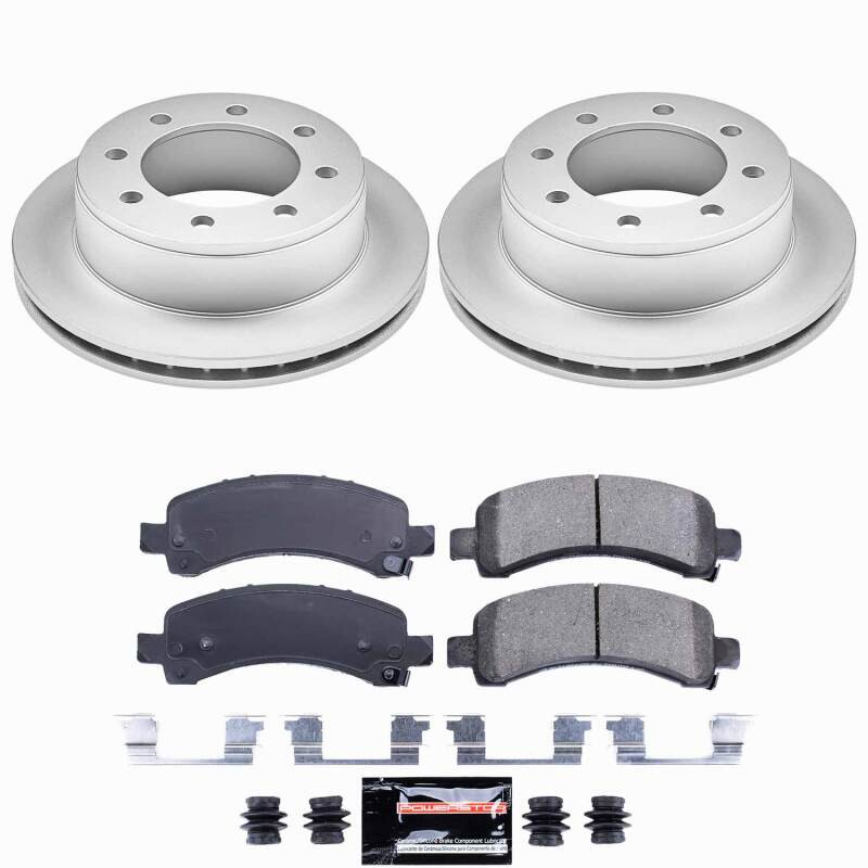 Power Stop 06-16 Chevrolet Express 2500 Rear Z23 Coated Brake Kit - CPK2043-23 Photo - Primary