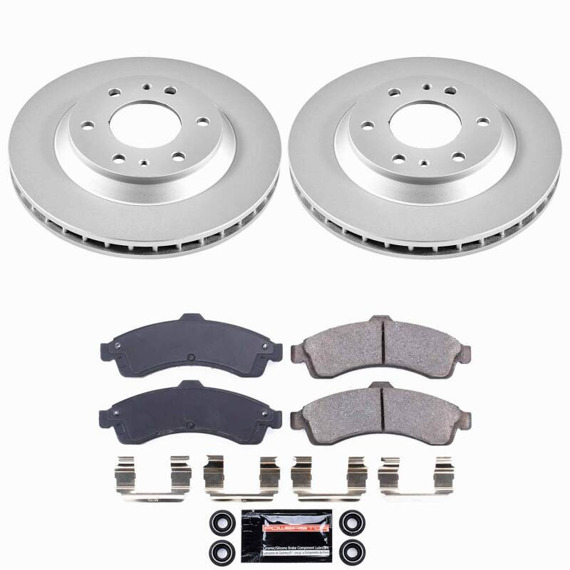 Power Stop 04-05 Buick Rainier Front Z23 Coated Brake Kit - CPK2057-23 Photo - Primary
