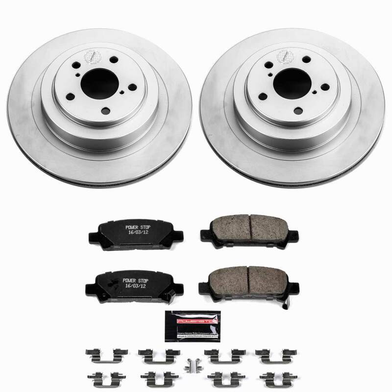 Power Stop 05-09 Subaru Legacy Rear Z23 Coated Brake Kit - CPK219-23 Photo - Primary