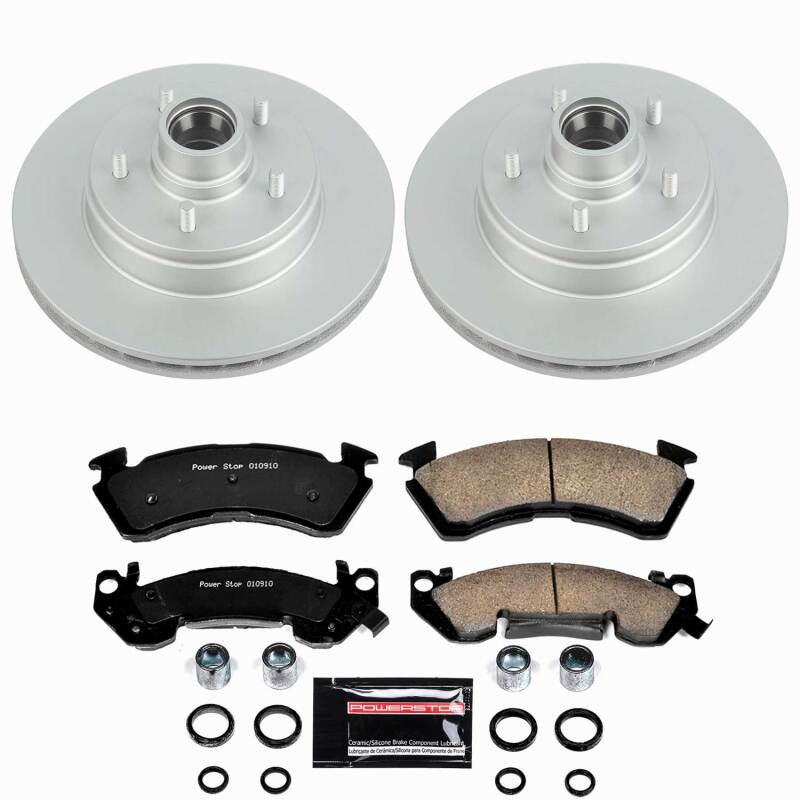 Power Stop 91-93 Chevrolet Caprice Front Z23 Coated Brake Kit - CPK2937-23 Photo - Primary
