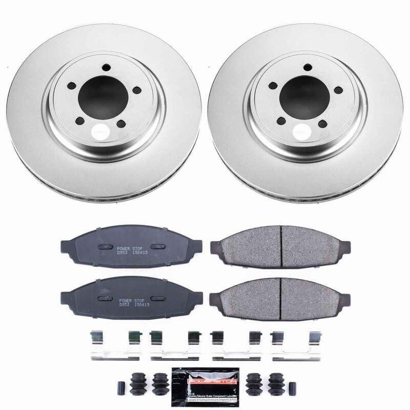 Power Stop 03-05 Lincoln Aviator Front Z23 Coated Brake Kit - CPK3024-23 Photo - Primary