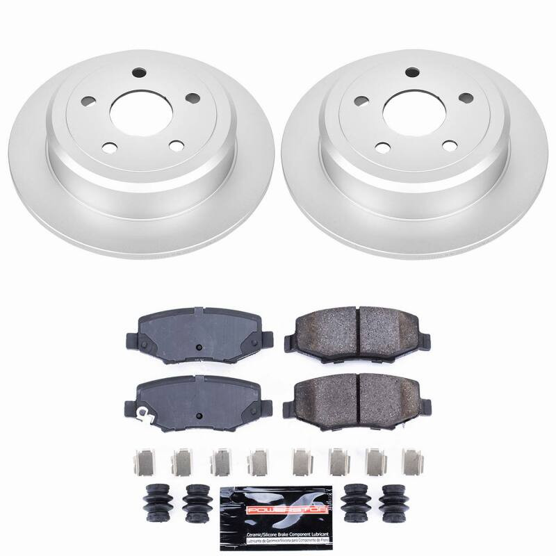 Power Stop 07-17 Jeep Wrangler Rear Z23 Coated Brake Kit - CPK3090-23 Photo - Primary