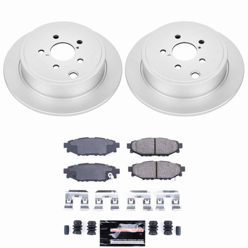 Power Stop 13-16 Subaru BRZ Rear Z23 Coated Brake Kit - CPK4631-23 Photo - Primary