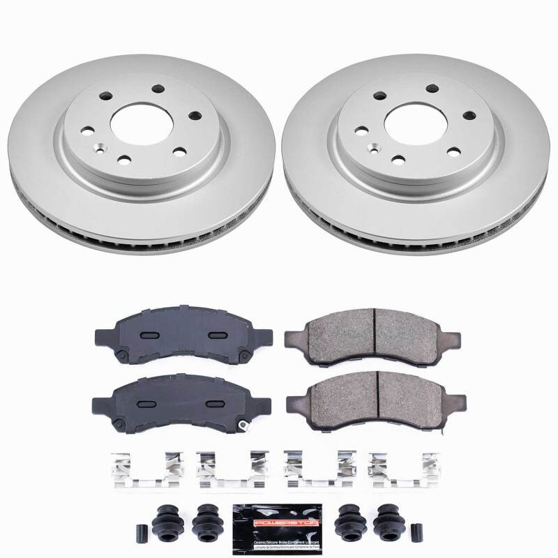 Power Stop 08-17 Buick Enclave Front Z23 Coated Brake Kit - CPK4657-23 Photo - Primary