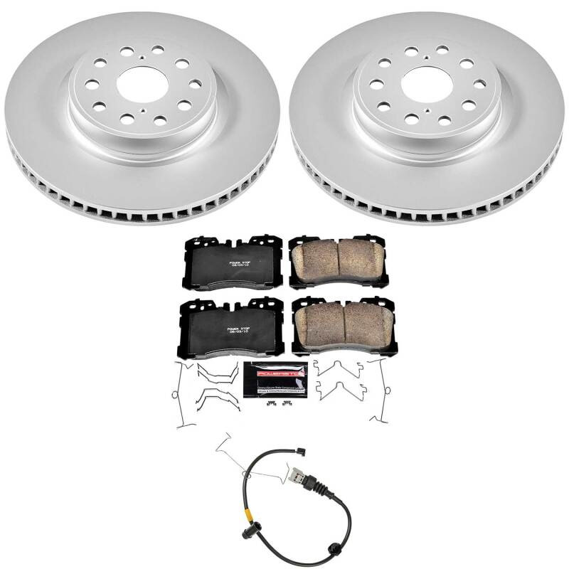 Power Stop 07-09 Lexus LS460 Front Z23 Coated Brake Kit - CPK4686-23 Photo - Primary