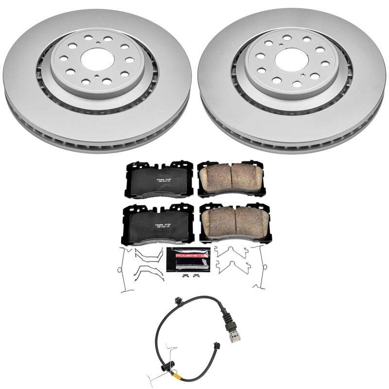 Power Stop 07-09 Lexus LS460 Front Z23 Coated Brake Kit - CPK4687-23 Photo - Primary