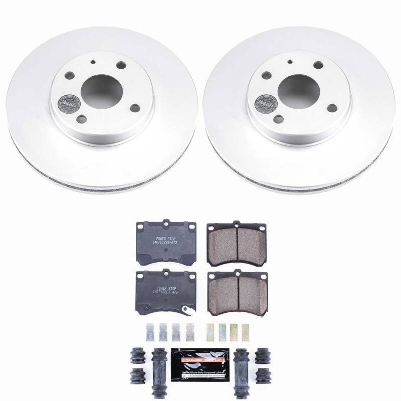 Power Stop 91-03 Ford Escort Front Z23 Coated Brake Kit - CPK4936-23 Photo - Primary
