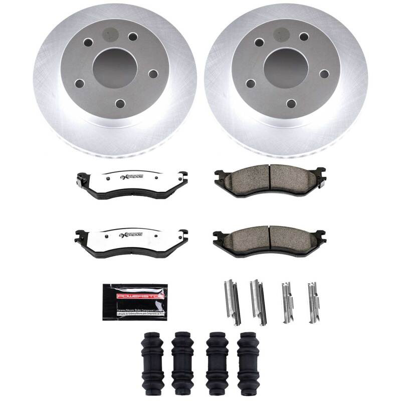 Power Stop 00-01 Dodge Ram 1500 Front Z36 Coated Truck & Tow Brake Kit - CPK5142-36 Photo - Primary