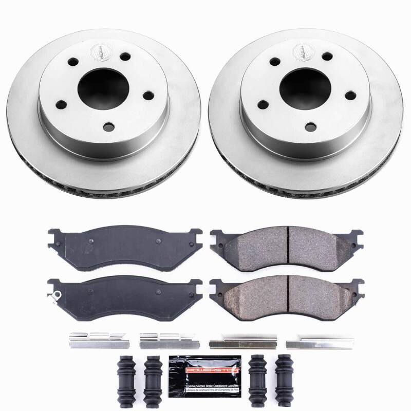 Power Stop 00-01 Dodge Ram 1500 Front Z23 Coated Brake Kit - CPK5143-23 Photo - Primary