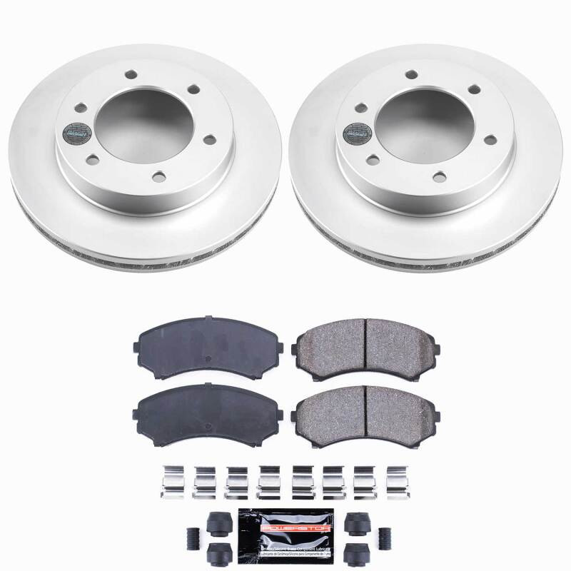 Power Stop 2002 Honda Passport Front Z23 Coated Brake Kit - CPK5259-23 Photo - Primary
