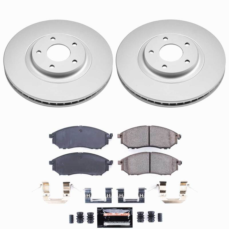 Power Stop 11-14 Nissan Murano Front Z23 Coated Brake Kit - CPK5263-23 Photo - Primary