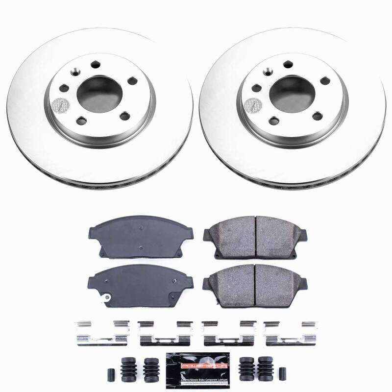 Power Stop 12-17 Buick Verano Front Z23 Coated Brake Kit - CPK5554-23 Photo - Primary