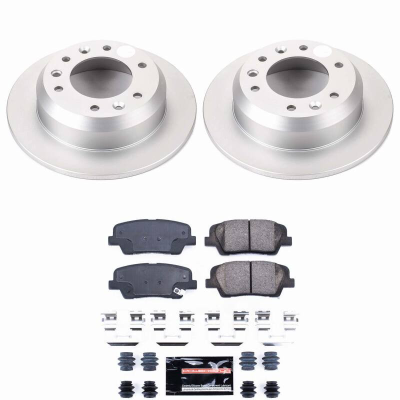 Power Stop 07-08 Hyundai Entourage Rear Z23 Coated Brake Kit - CPK5906-23 Photo - Primary