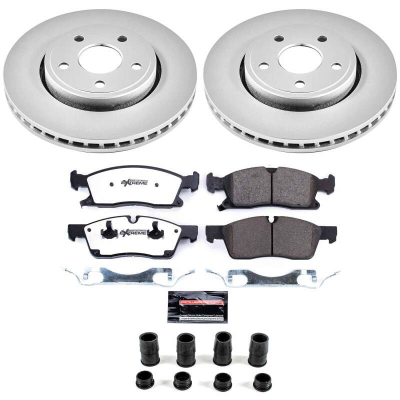 Power Stop 11-20 Dodge Durango Front Z36 Coated Truck & Tow Brake Kit - CPK5951-36 Photo - Primary
