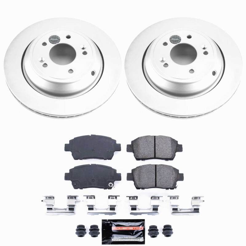 Power Stop 12-15 Scion iQ Front Z23 Coated Brake Kit - CPK6098-23 Photo - Primary