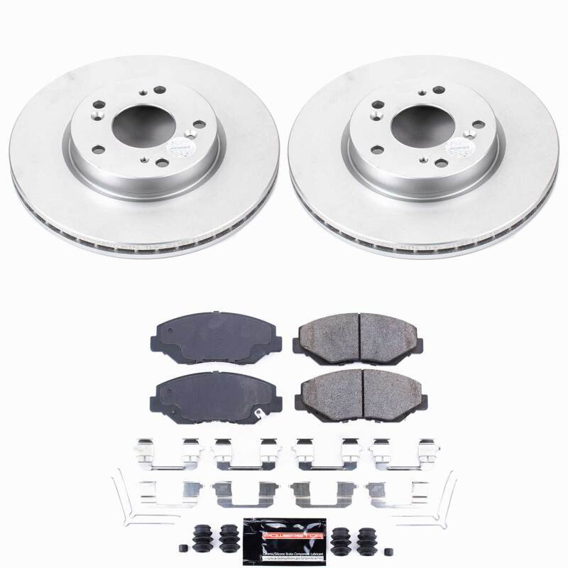 Power Stop 2013 Acura ILX Front Z23 Coated Brake Kit - CPK6490-23 Photo - Primary