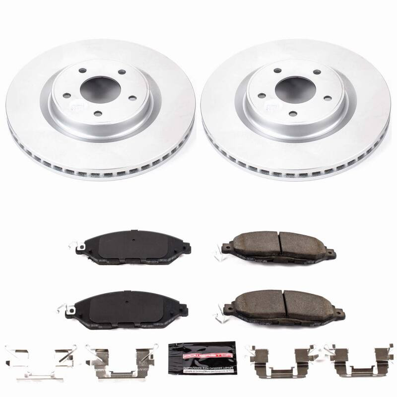 Power Stop 2013 Infiniti JX35 Front Z23 Coated Brake Kit - CPK6496-23 Photo - Primary