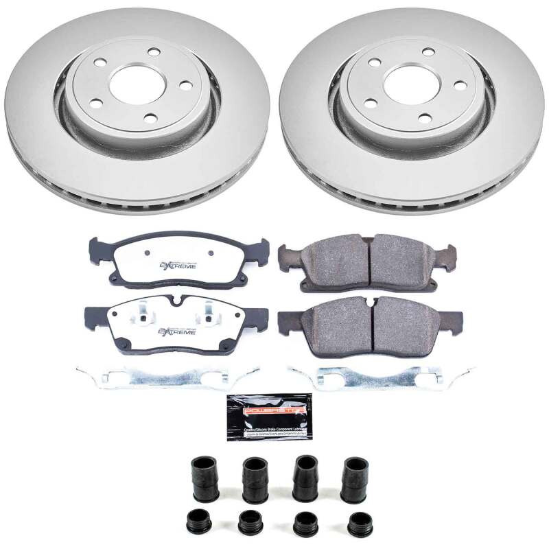 Power Stop 12-20 Dodge Durango Front Z36 Coated Truck & Tow Brake Kit - CPK6536-36 Photo - Primary