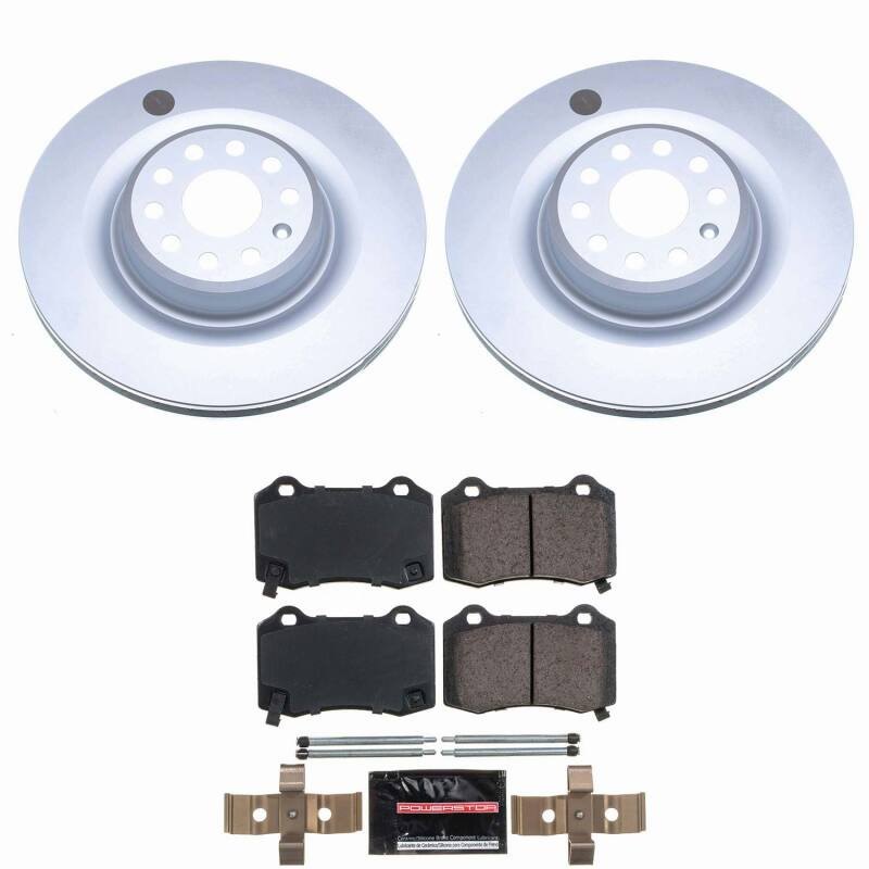 Power Stop 12-21 Tesla S Rear Z23 Coated Brake Kit - CPK6799-23 Photo - Primary