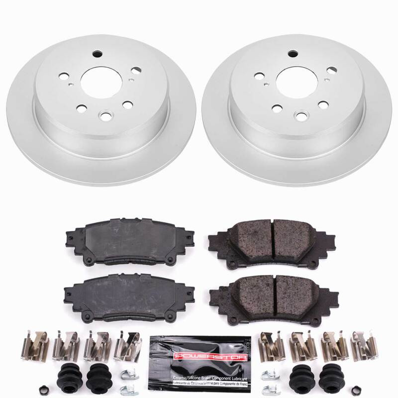 Power Stop 14-15 Lexus IS250 Rear Z23 Coated Brake Kit - CPK6930-23 Photo - Primary