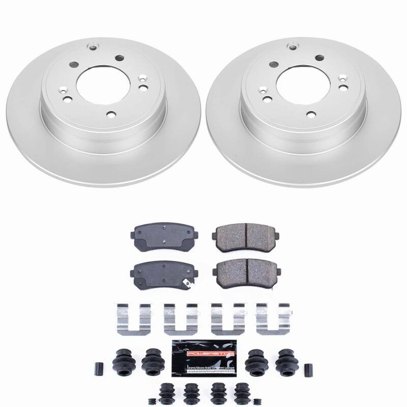 Power Stop 2015 Hyundai Sonata Rear Z23 Coated Brake Kit - CPK6936-23 Photo - Primary